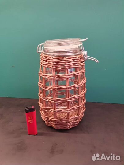 Банка для продуктов с бугельной крышкой. 1,5л