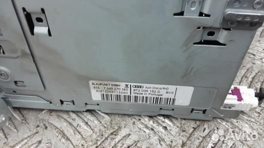 Магнитола audi A4 B8 (PML09OV02)