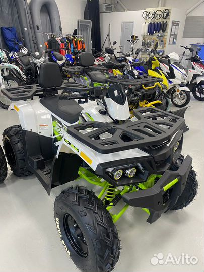 Квадроцикл Motoland 200 Wild Track Lux белый