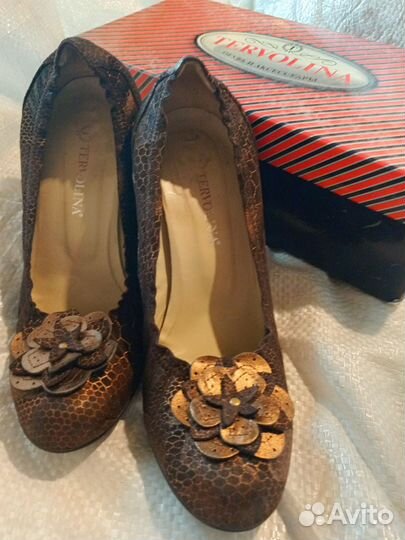 Туфли женские натуральная кожа