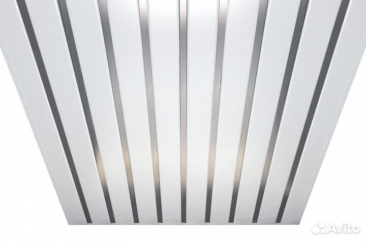 Реечные потолки. Комплект 1,5*1,0. Бел.мат./серебр