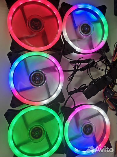 Кулеры вентиляторы 120 мм rgb