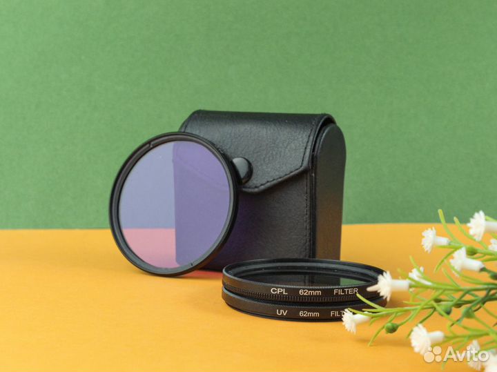 Комплект фильтров 62mm CPL, UV, FLD