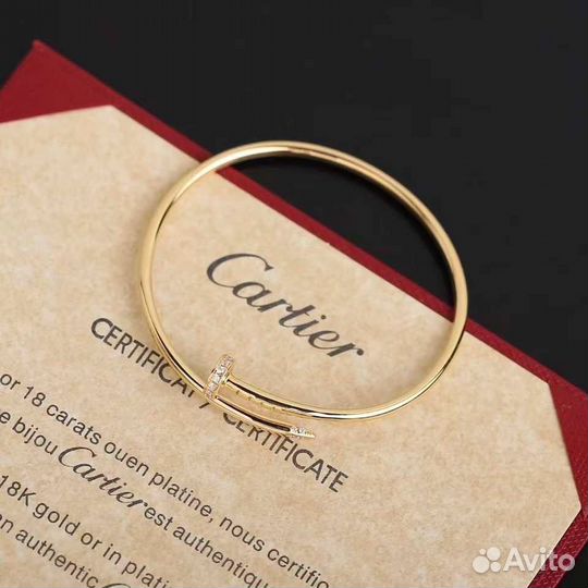 Браслет cartier juste un clou бриллианты