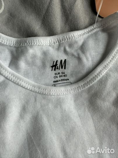 Боди для новорожденного H&M 56 новое