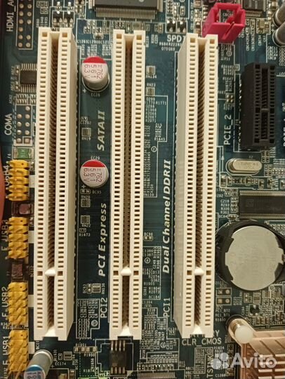 Материнская плата с процессором Intel core 2 duo