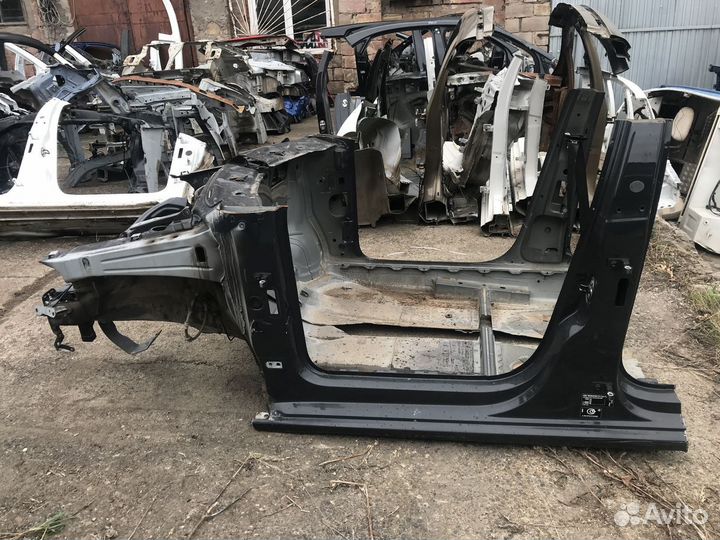 Порог со стойкой левый VW Polo Sed RUS (2011–2019)