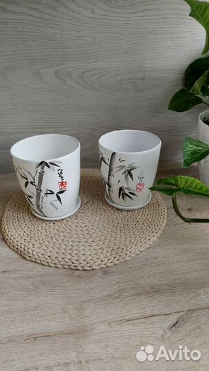 Горшок для цветов керамика