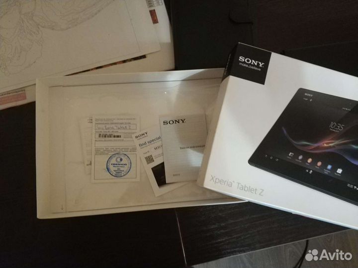 Планшет sony xperia tablet z