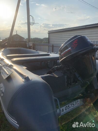 Лодка нднд 385 с мотором F9.9-20 Enduro 4т