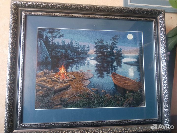 Картина вышитая крестом