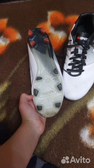 Футбольные бутсы 35 размер 2 раза одевали