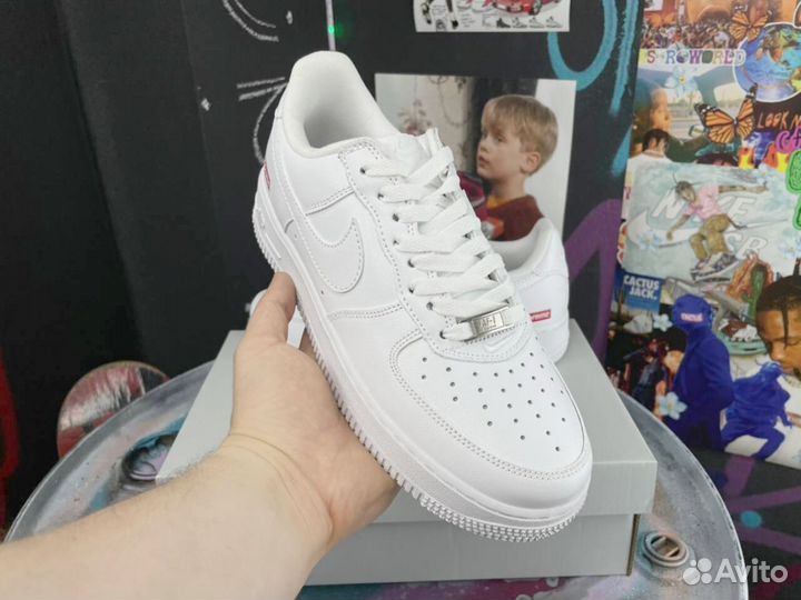 Кроссовки Nike Air Force x Supreme арт:1831625