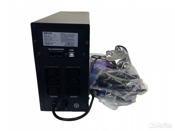 Источник бесперебойного питания Dexp IEC Pro2000VA