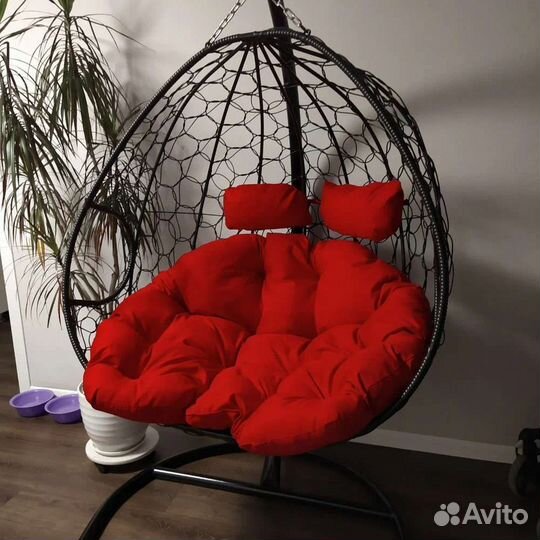 Подвесной двухместный кокон для двоих и однамест