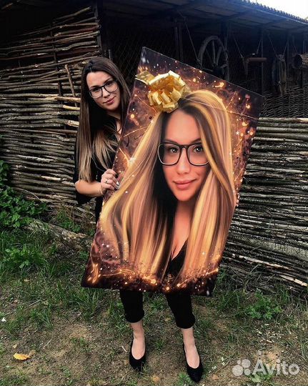 Фото на холсте, портрет по фото, печать на холсте