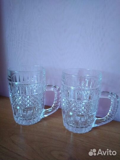 Хрустальные кружки Crystal Bohemia