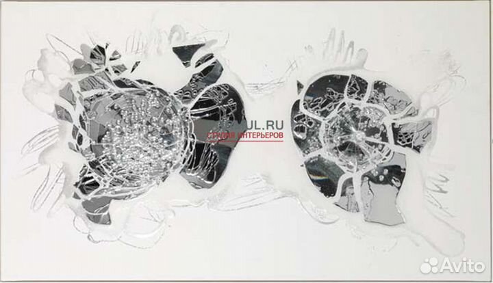 223911 Панно Franco Bertozzini Vision B bianco