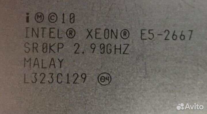 Процессор Intel Xeon E5-2667 LGA2011