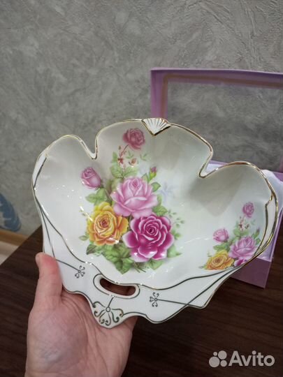 Новое подарочное блюдо Фарфор в коробке