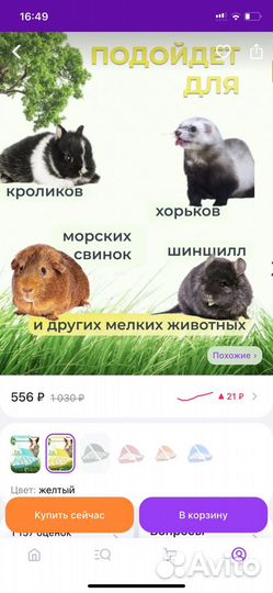 Лоток для грызунов