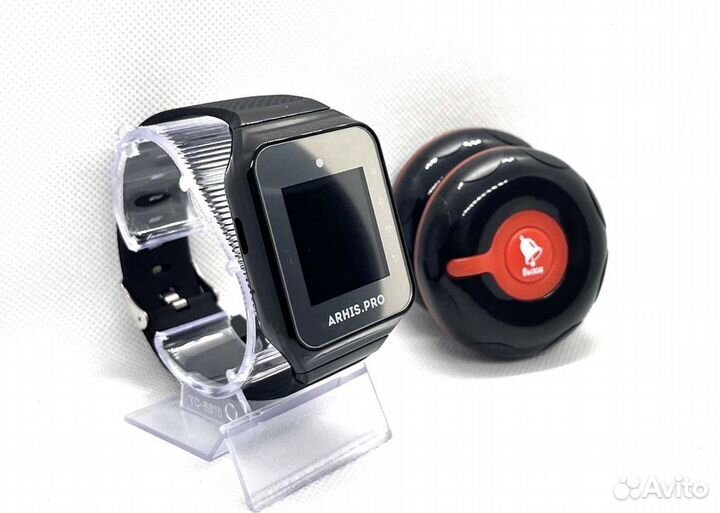 Кнопка вызова официанта персонала Классик и часы