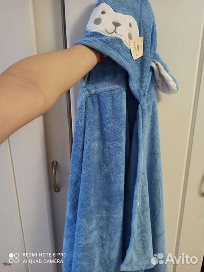 Полотенце пончо детское