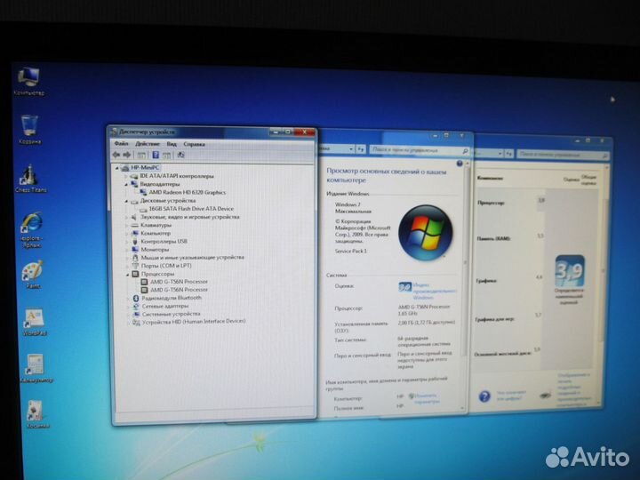 Компьютер мини HP T610 + Wi-Fi