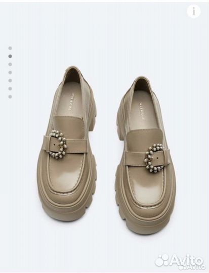 Uterque лоферы туфли бежевые