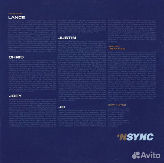 Виниловая пластинка nsync - Nsync (25th Anniversar