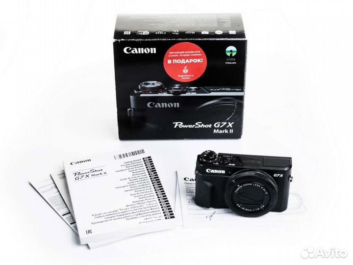 Фотоаппарат Canon G7X Mark II