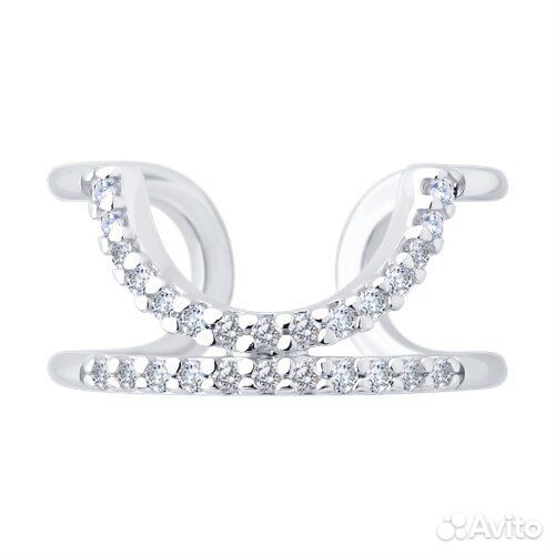 Кольцо sokolov из серебра, 94014454, р.15