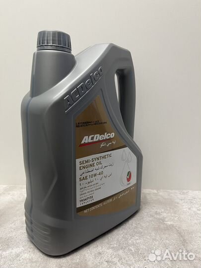 Acdelco масло 10w-40