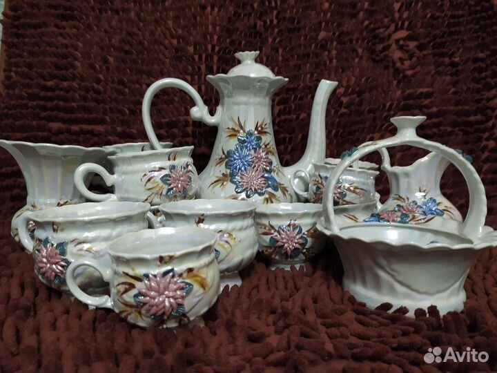 Сервиз чайный и кофейный, 16 предметов