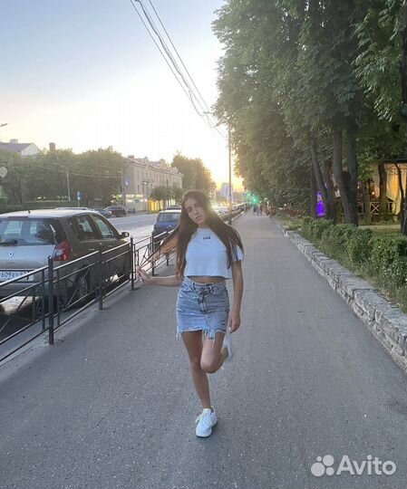 Джинсовая юбка