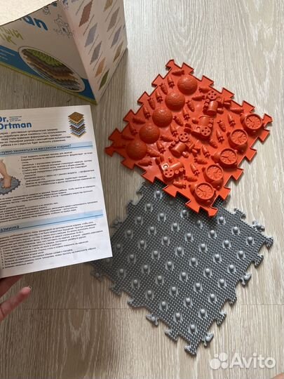 Бронь Детский ортопедический массажный коврик