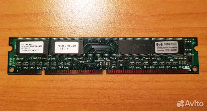 Ретро оперативная память sdram PC100, DDR400 и тд