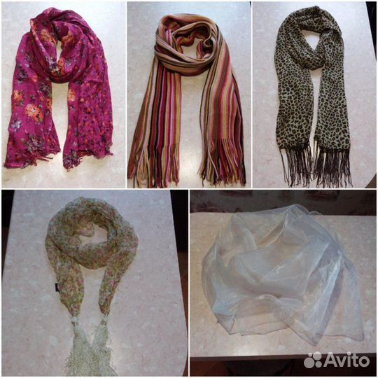Шарфы, платки, палантины