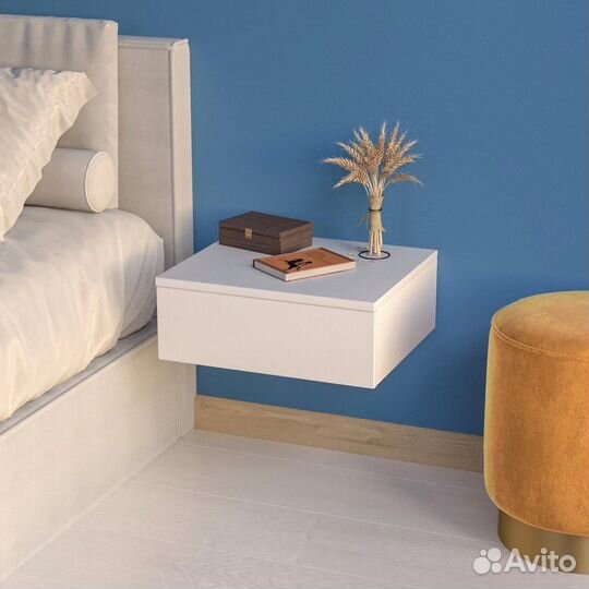 Тумба прикроватная белая