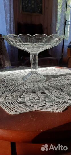 Фруктовница на ножке СССР Дятьково