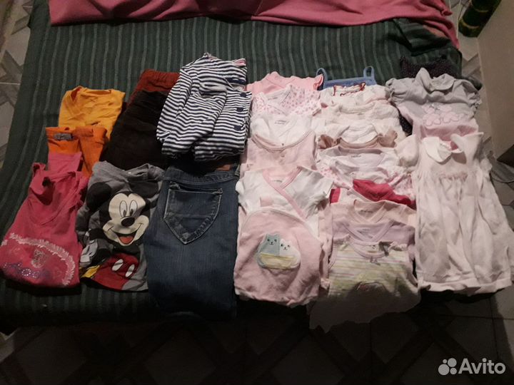 Вещи б/у для девочки 0/7 лет