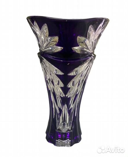 Ваза сиреневое стекло
