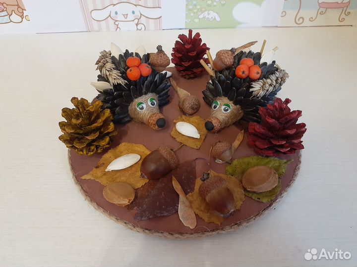 Осенняя поделка из природных материалов