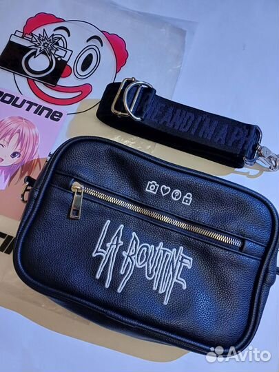 Сумка la routine кожа