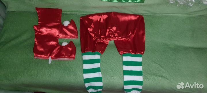 Новогодний костюм для мальчика гномик 110