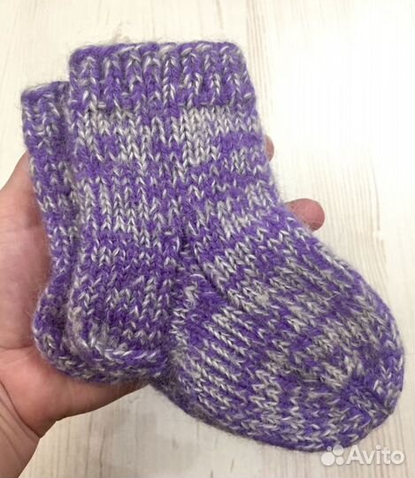 Детские вязаные носочки