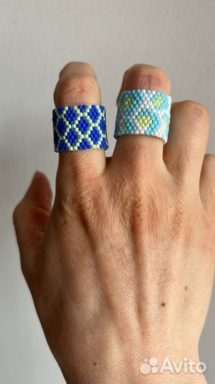 Кольцо из бисера Toho, Miyuki