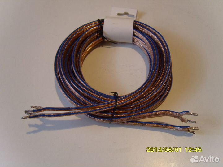 Кабель акустический для колонок, 2х0,75кв.мм