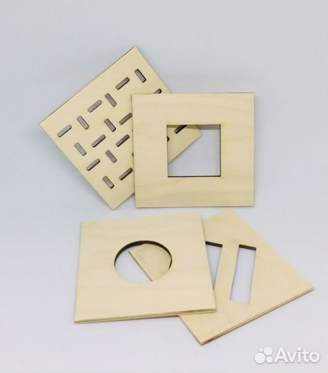 Деревянный короб Секретик по Монтессори