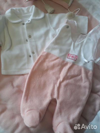 Комплект на выписку для девочки зима